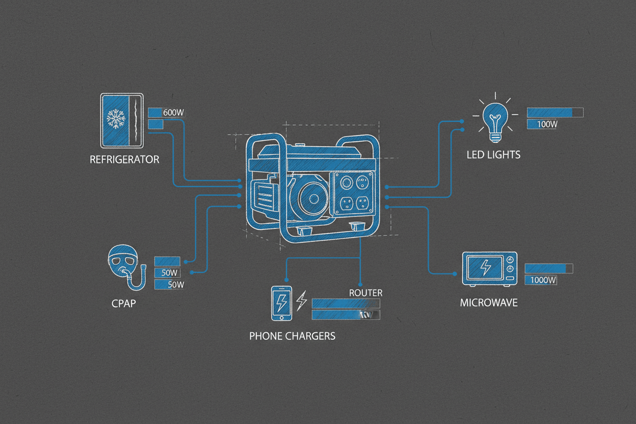 Essential Devices to Power During a Home Outage - Erayak Power