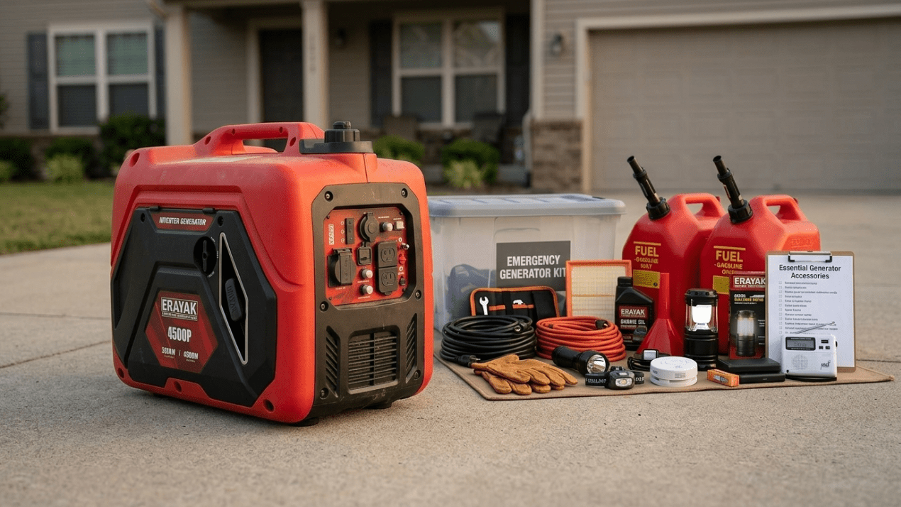 Essential Generator Accessories for Every Home Emergency Kit - Erayak Power