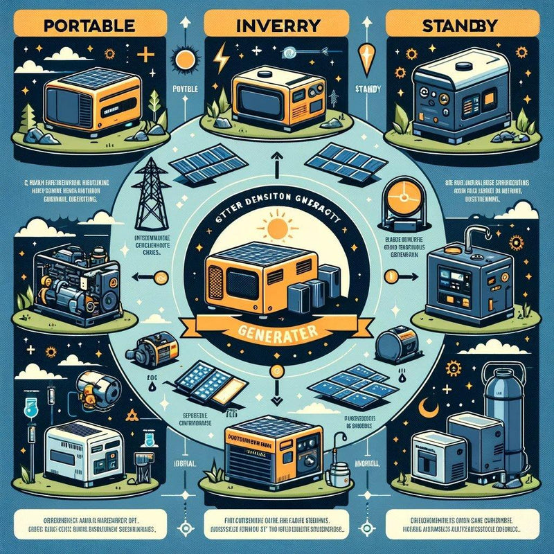 Exploring the Diversity: Different Types of Generators for Every Need - Erayak Power