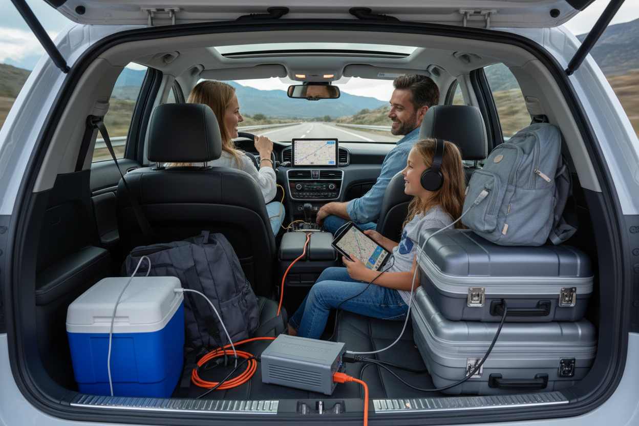 Road Trip Car Charging Setup Guide