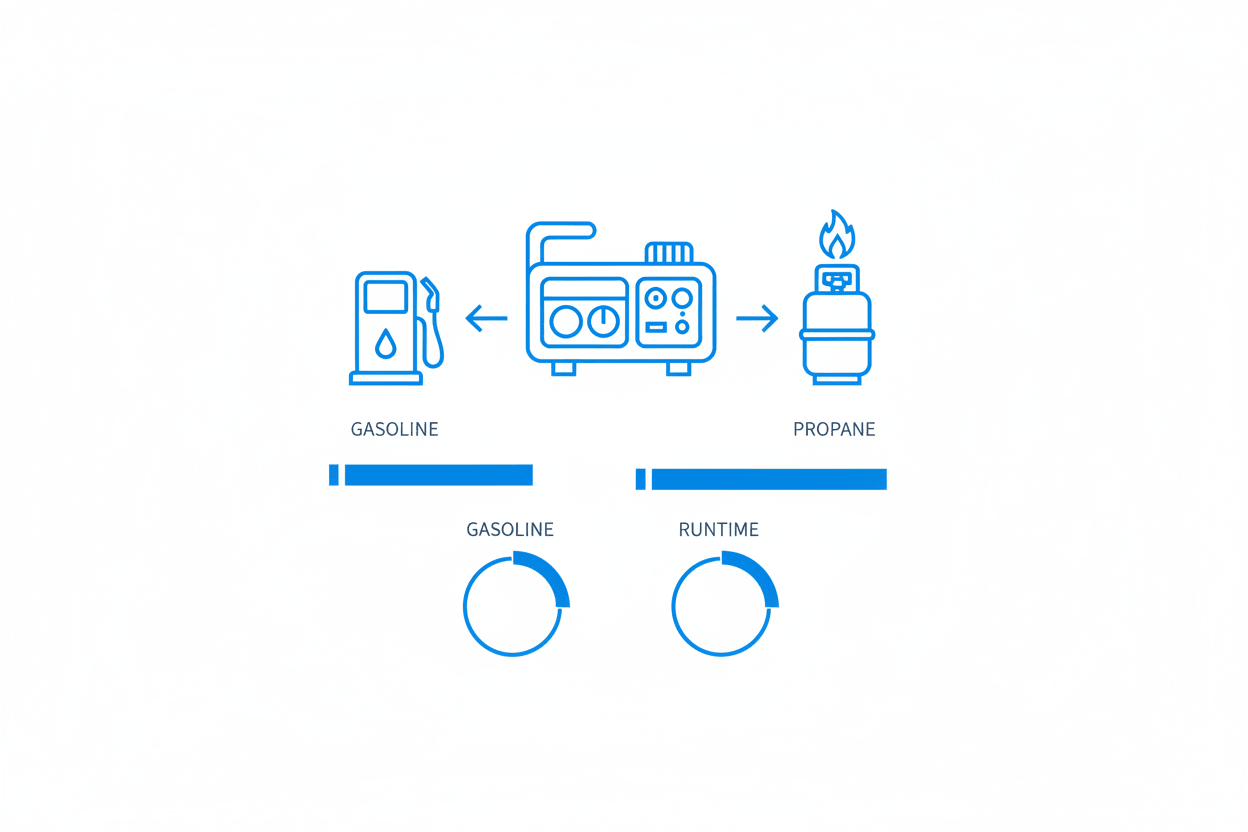Gas vs Propane Camping Generators: Which Fuel Is Better? - Erayak Power