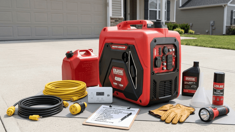 Generator Accessories Checklist for Home Backup Owners - Erayak Power