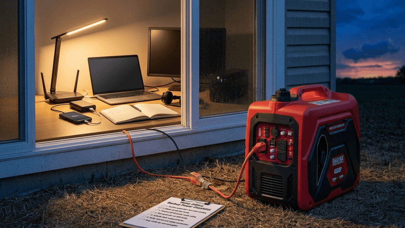 Home Office Backup Power: Keep Wi-Fi, Laptops, and Essential Electronics Running - Erayak Power