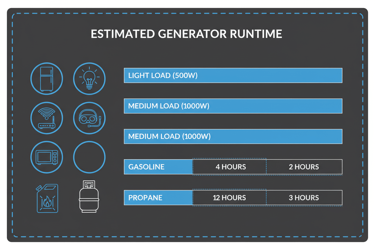 How Long Can a Home Backup Generator Run During an Outage? - Erayak Power