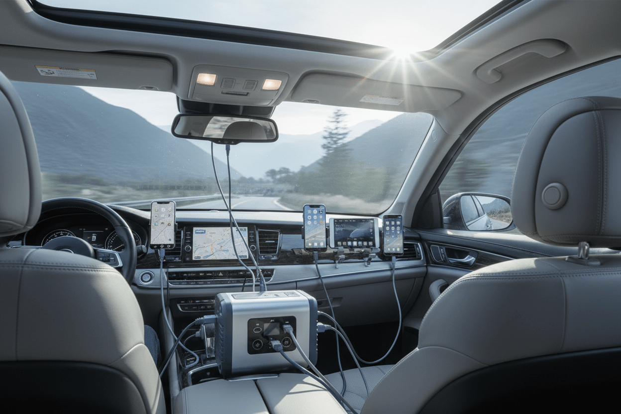 How to Keep Devices Charged on Long Road Trips - Erayak Power