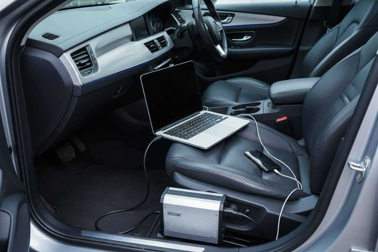 Best Ways to Charge a Laptop While Driving
