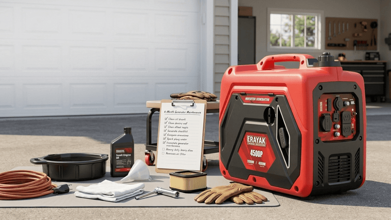 Portable Generator Maintenance Guide: What to Check After 6 Months - Erayak Power