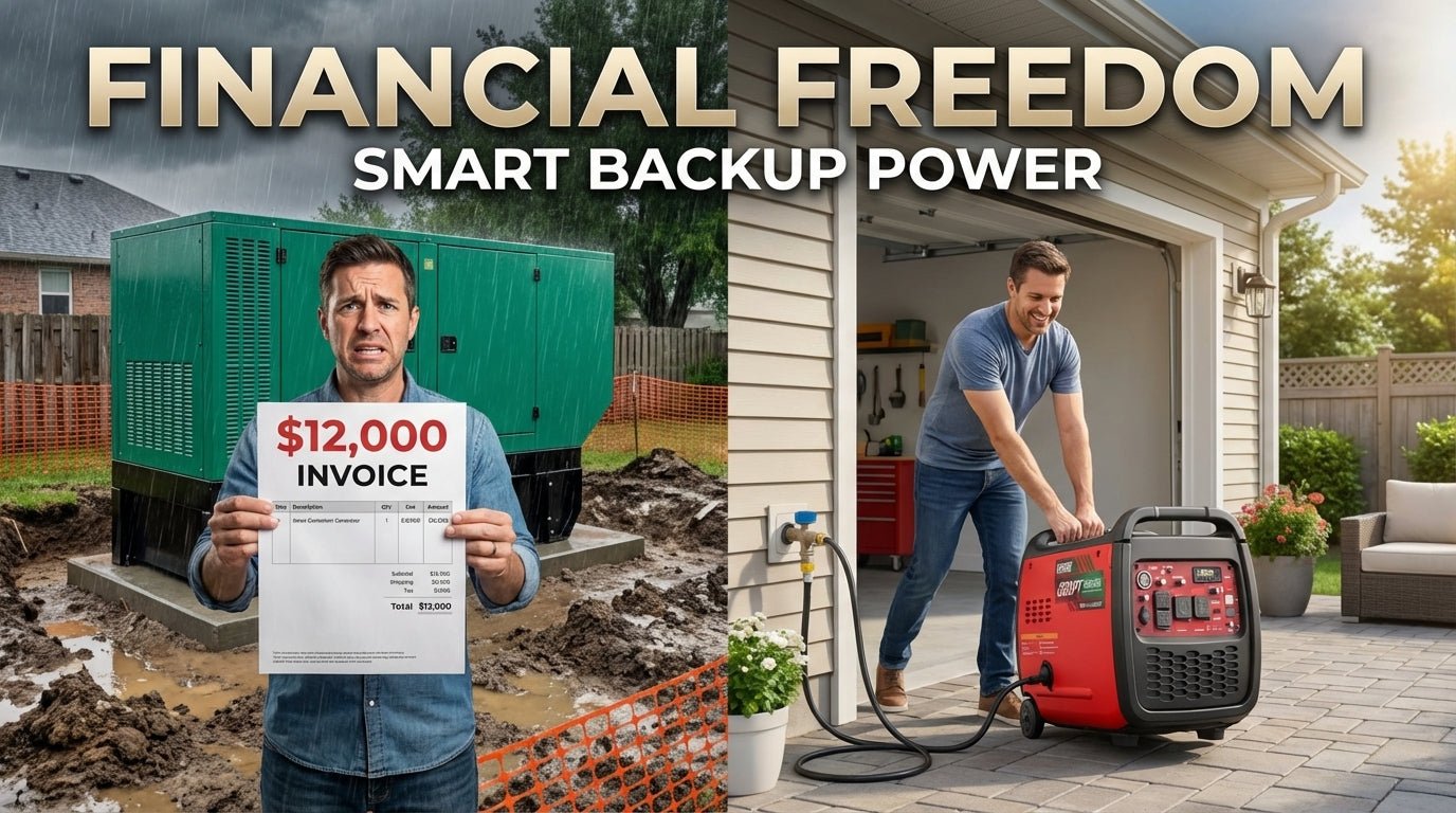 Portable vs Standby Generator: The $10,000 Alternative [2026] - Erayak Power