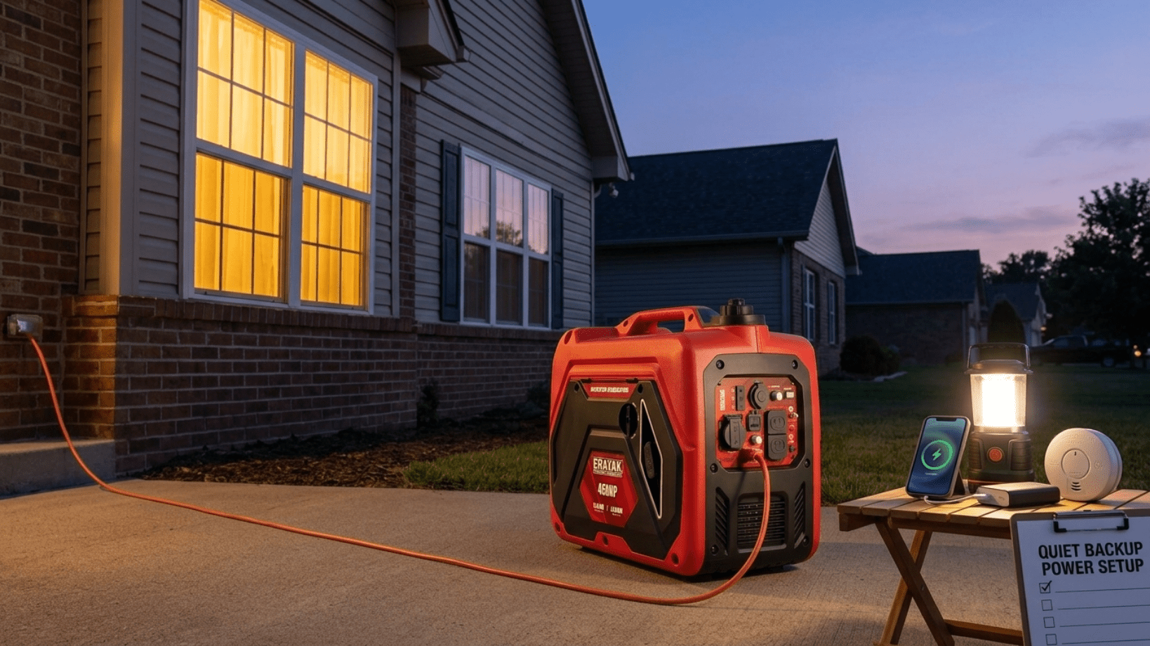 Quiet Backup Power for Home: How to Reduce Generator Noise During an Outage - Erayak Power