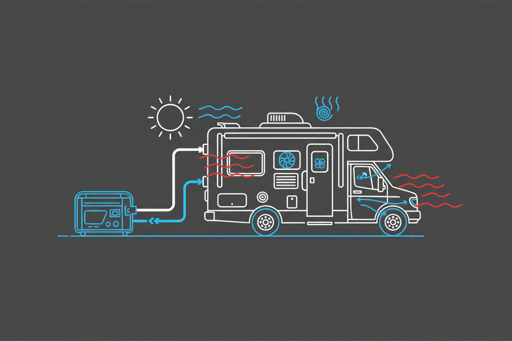 Running an RV Air Conditioner With a Generator
