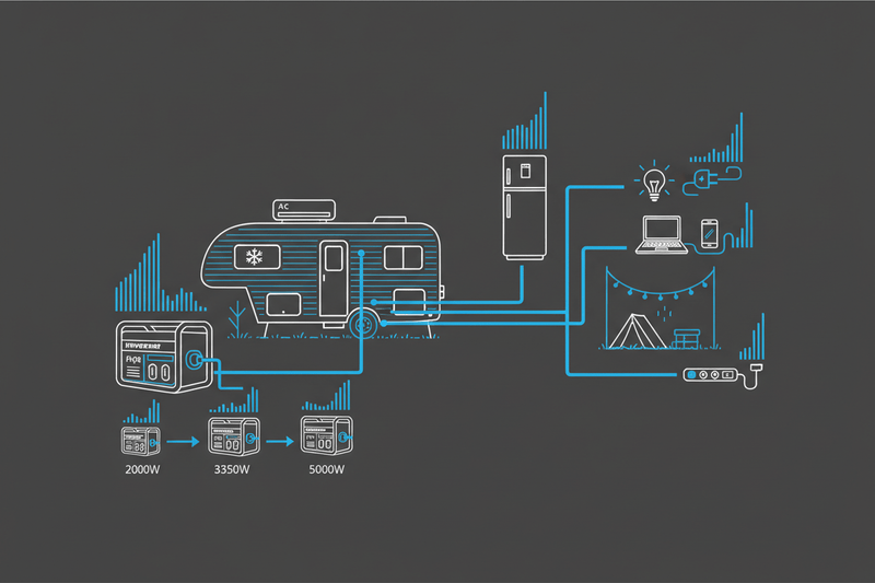 RV Generator Wattage Requirements: How Much Power Do You Really Need? - Erayak Power