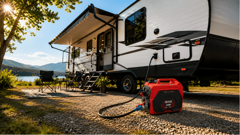Summer RV Camping: The 30A Generator Plug That Helps Prevent AC Power Errors - Erayak Power