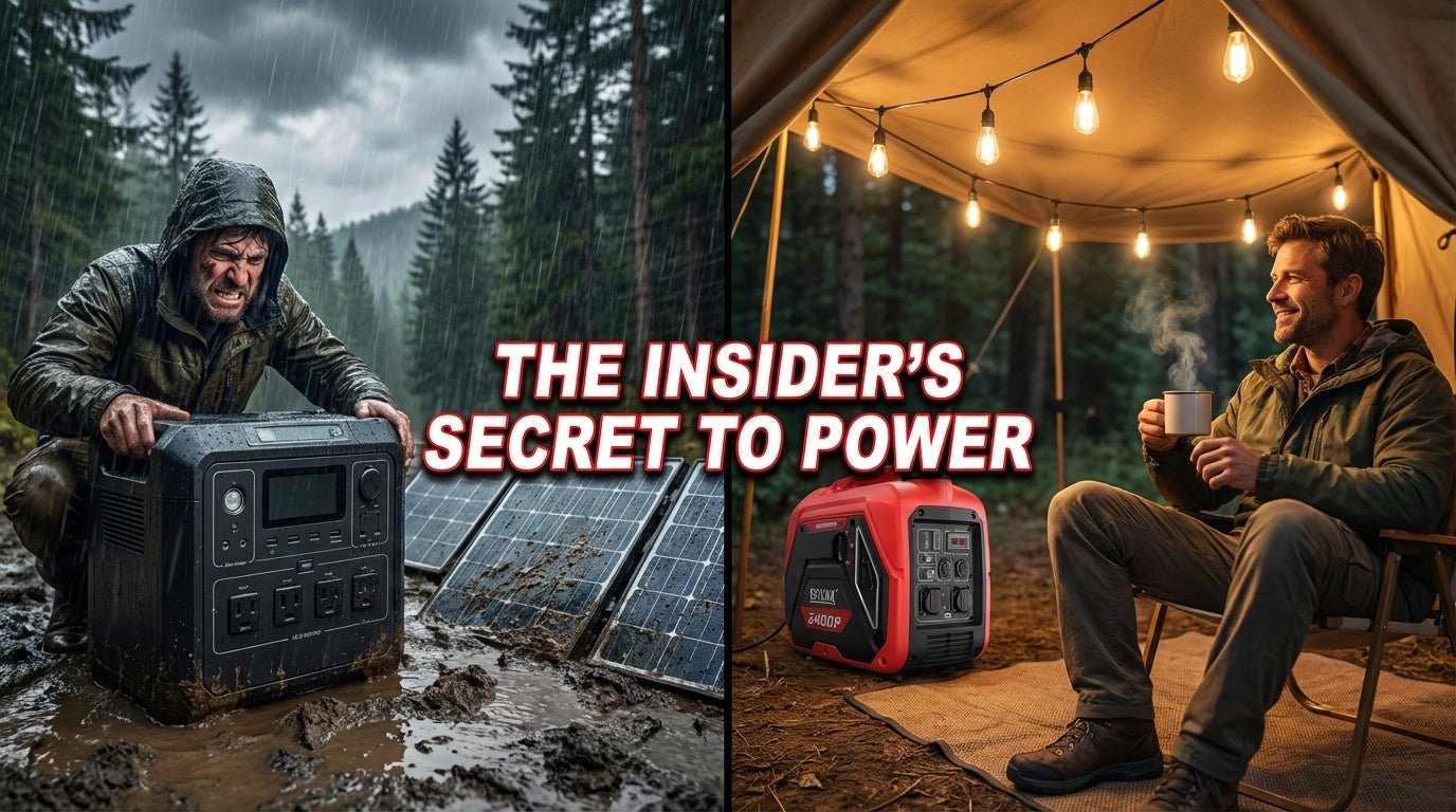 The $1,200 "Solar Generator" Trap: Why Campers Are Switching Back to Gas - Erayak Power
