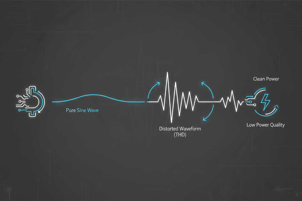 What Is THD in Generators? (Pure Sine Wave Explained) - Erayak Power