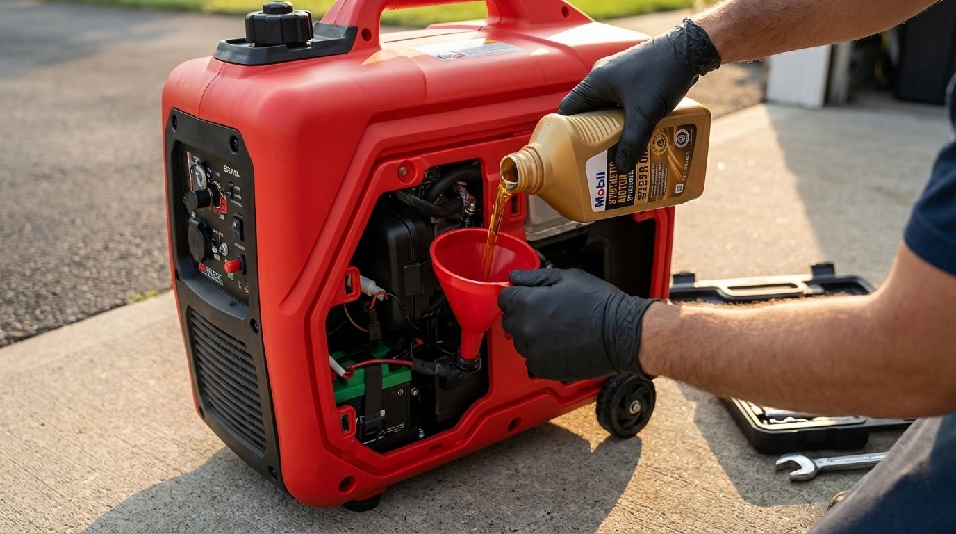 What Kind of Oil Does a Generator Take? [2026 Guide & Chart] - Erayak Power
