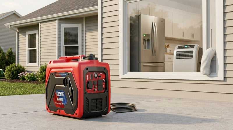What Size Generator Do I Need to Run a Portable AC and Refrigerator? - Erayak Power