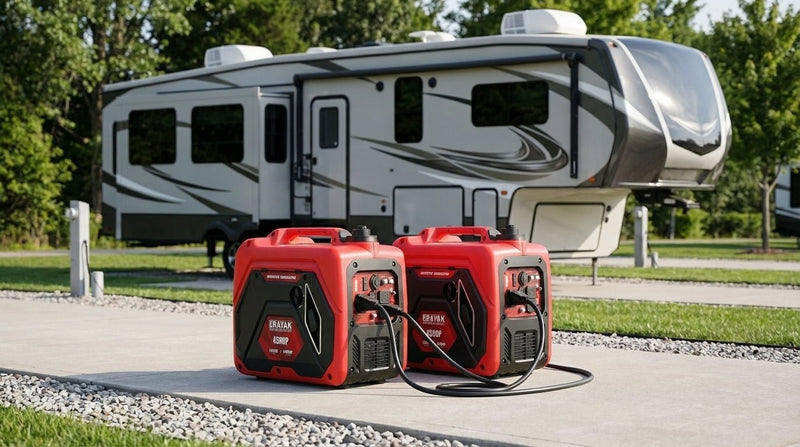 What Size Generator for a 50 Amp RV? 12,000W Myth & 2 AC Guide - Erayak Power