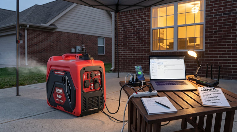 What Size Generator for a Home Office During a Power Outage? - Erayak Power