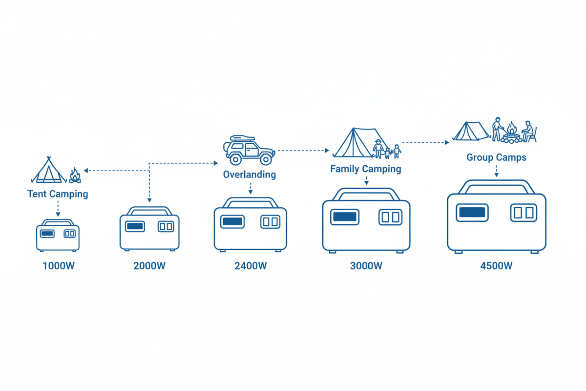 What Size Generator Is Best for Camping?
