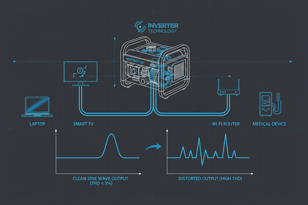 Why Clean Power Matters When Using a Home Backup Generator - Erayak Power