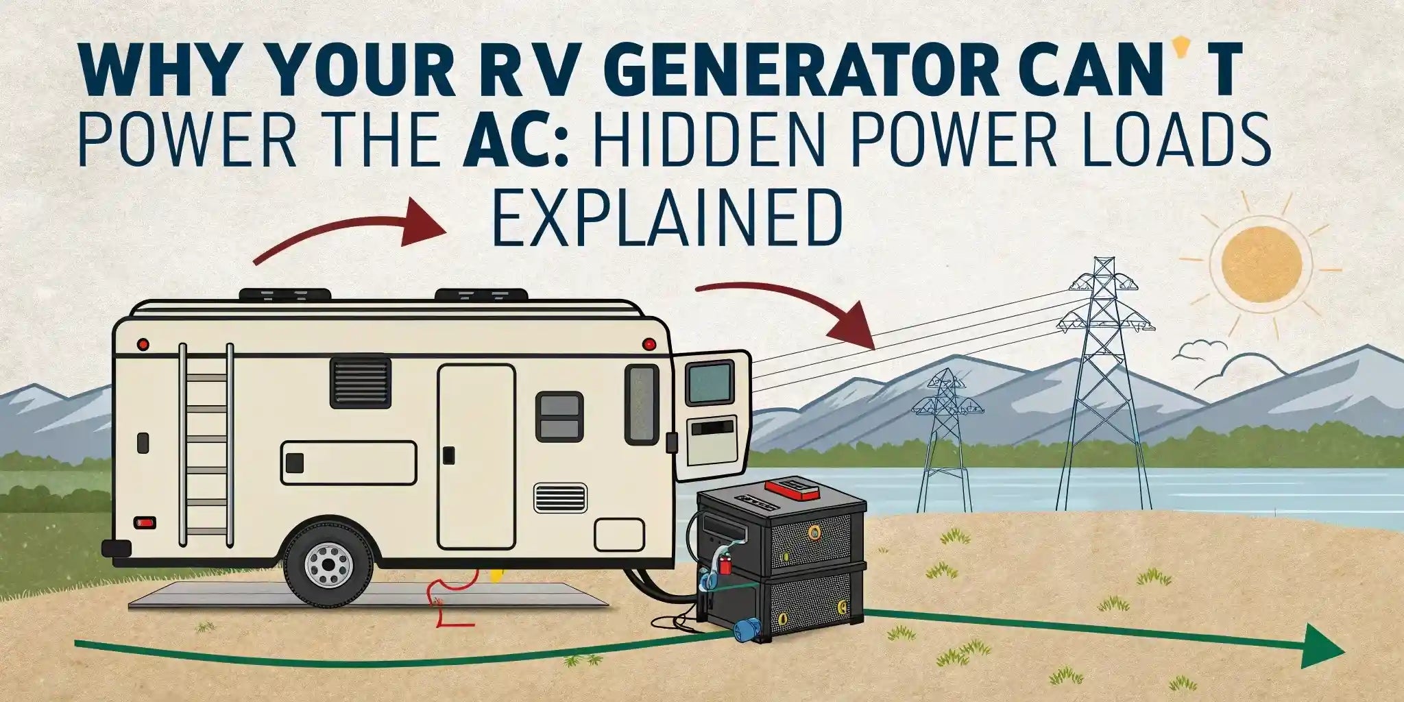 Why Your RV Generator Can’t Power the AC: Hidden Power Loads Explained - Erayak Power