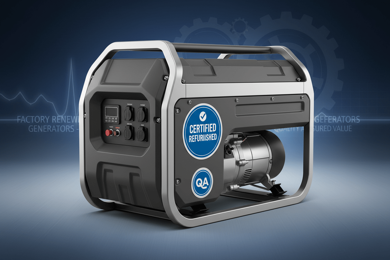 Factory Renewed Generators - Certified Refurbished - Erayak Power