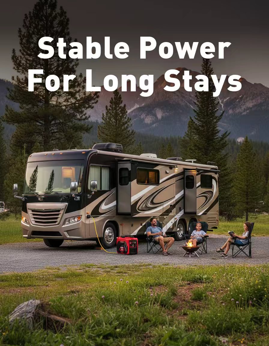 Erayak Generador Inversor Portátil 4500W, Silencioso, Doble Combustible, EYG4500PD