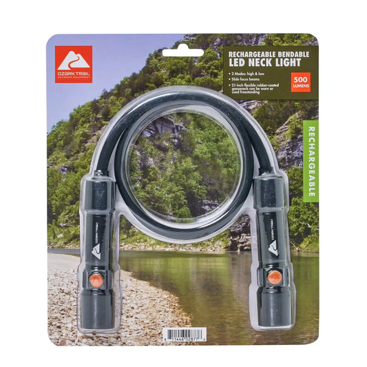 500 Lumen Rechargeable Neck Light – Hands-Free, Adjustable & Durable for Outdoor & Work Use