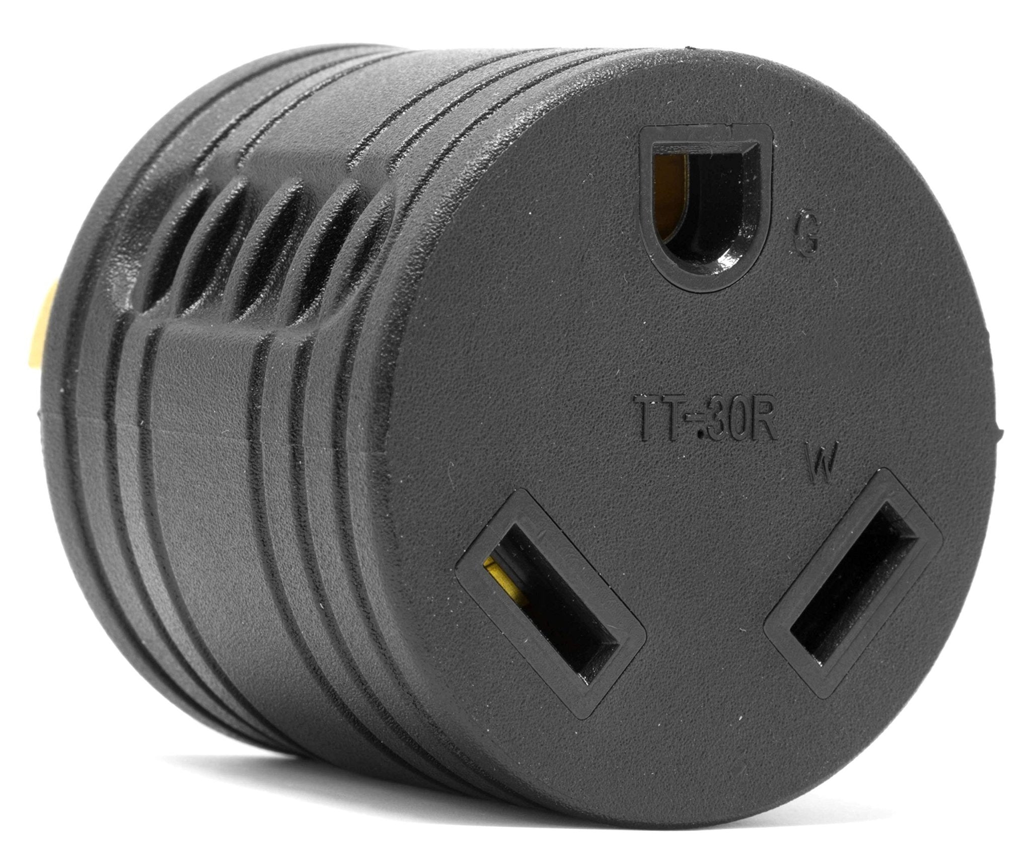 30A RV Generator Neutral - Ground Bonding Plug | Converts Floating Neutral to Bonded Neutral | Fixes "Open Ground" Error for RV EMS & Surge Protectors - Erayak Power