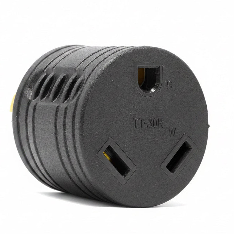 30A RV Generator Neutral - Ground Bonding Plug | Converts Floating Neutral to Bonded Neutral | Fixes "Open Ground" Error for RV EMS & Surge Protectors - Erayak Power