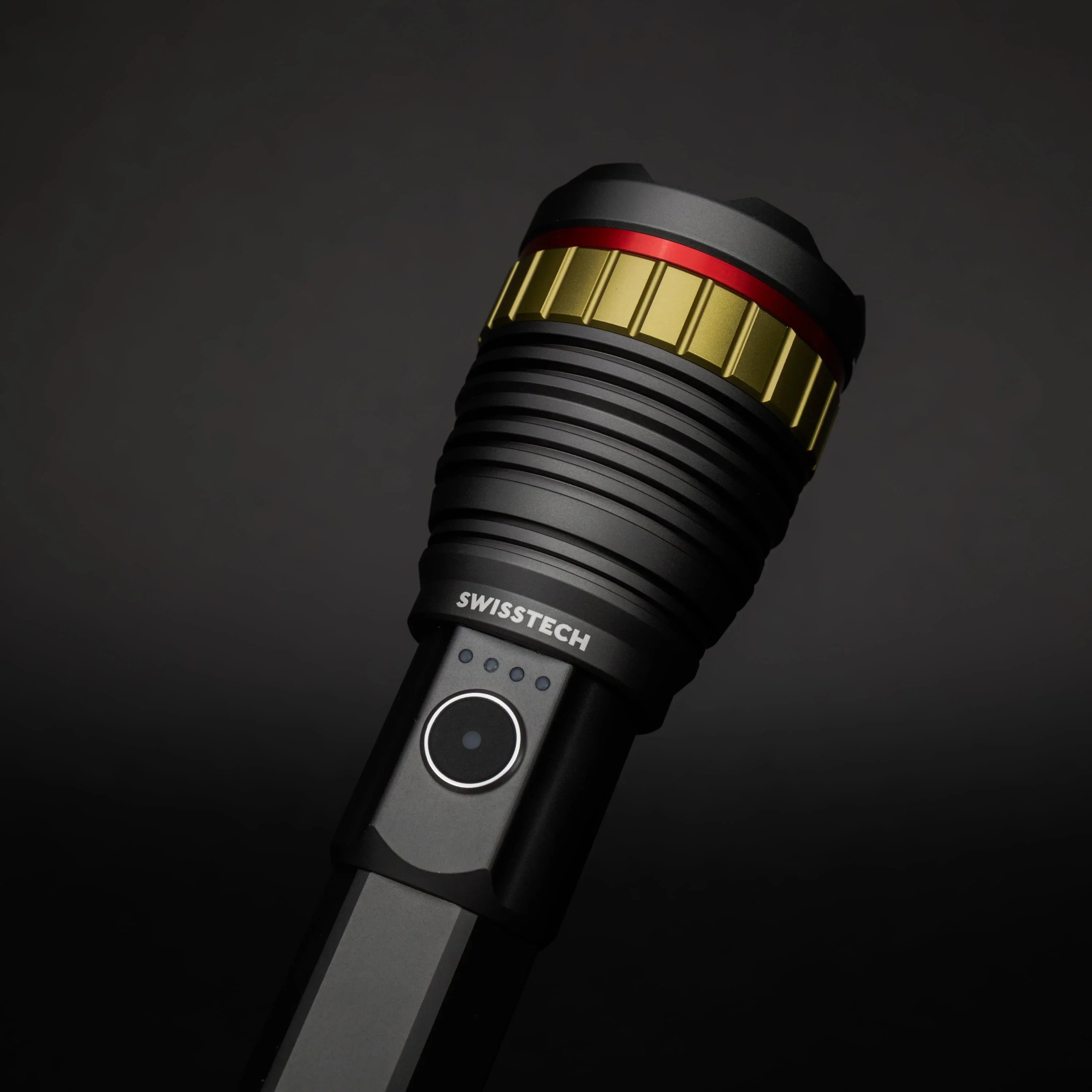 10,000 Lumen Rechargeable LED Flashlight with Power Bank, Waterproof for Camping