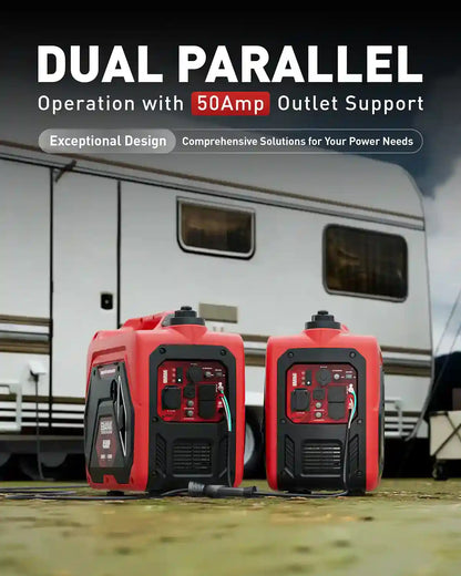Erayak 4500 Watt 30 Amp Inverter Generator – Portable Super Quiet Power For Camping & RV