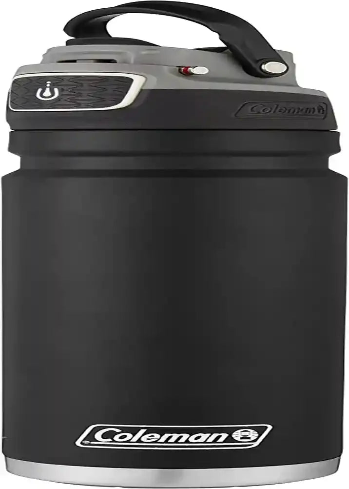 Coleman Autoseal Freeflow Stainless Steel Water Bottle, Black, 24Oz