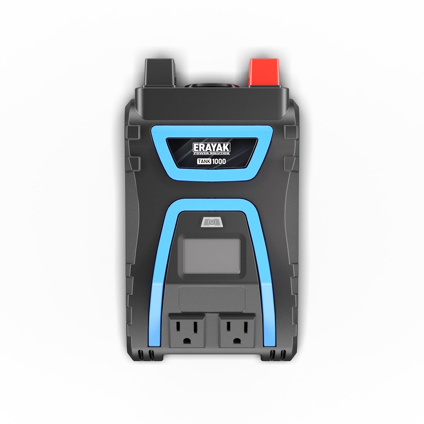 Erayak 1000W Power Inverter, 12V DC to 120V AC, LCD Display, Modified Sine Wave, Dual 120V AC Outlets, USB-A & Type-C Ports, Quiet Fan for RV, Truck, Car, Home Backup