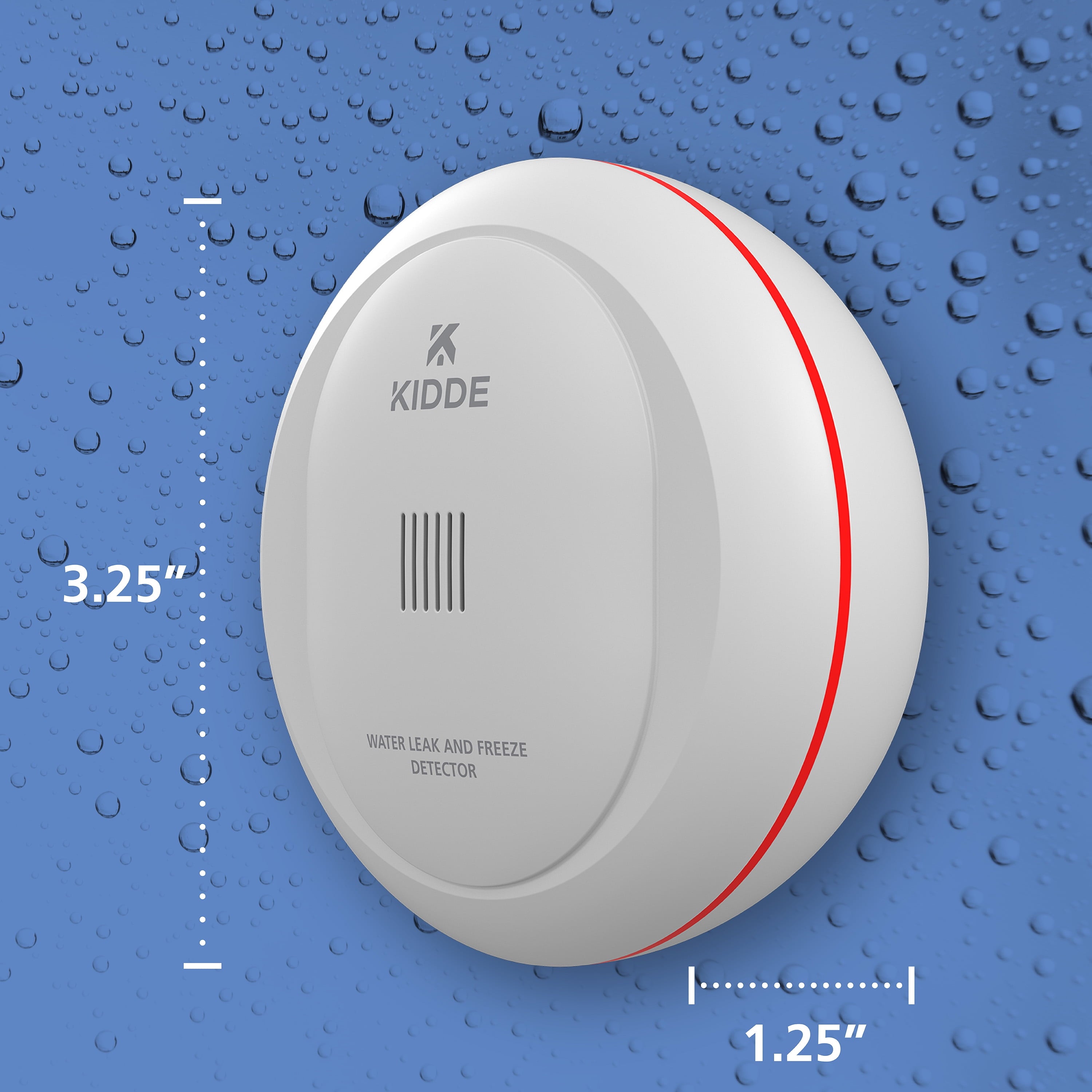 Battery Operated Smart Water Leak Detector & Freeze Alarm with Wi-Fi