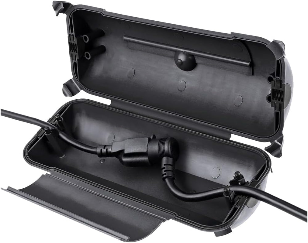Outdoor Extension Cord Safety Cover with Waterproof Protector Seal, Weatherproof