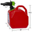 Scepter FSCG552 Fuel Container with Spill Proof SmartControl Spout with Bonus Funnel, Rear Handle Red Gas Can, 5 Gallon