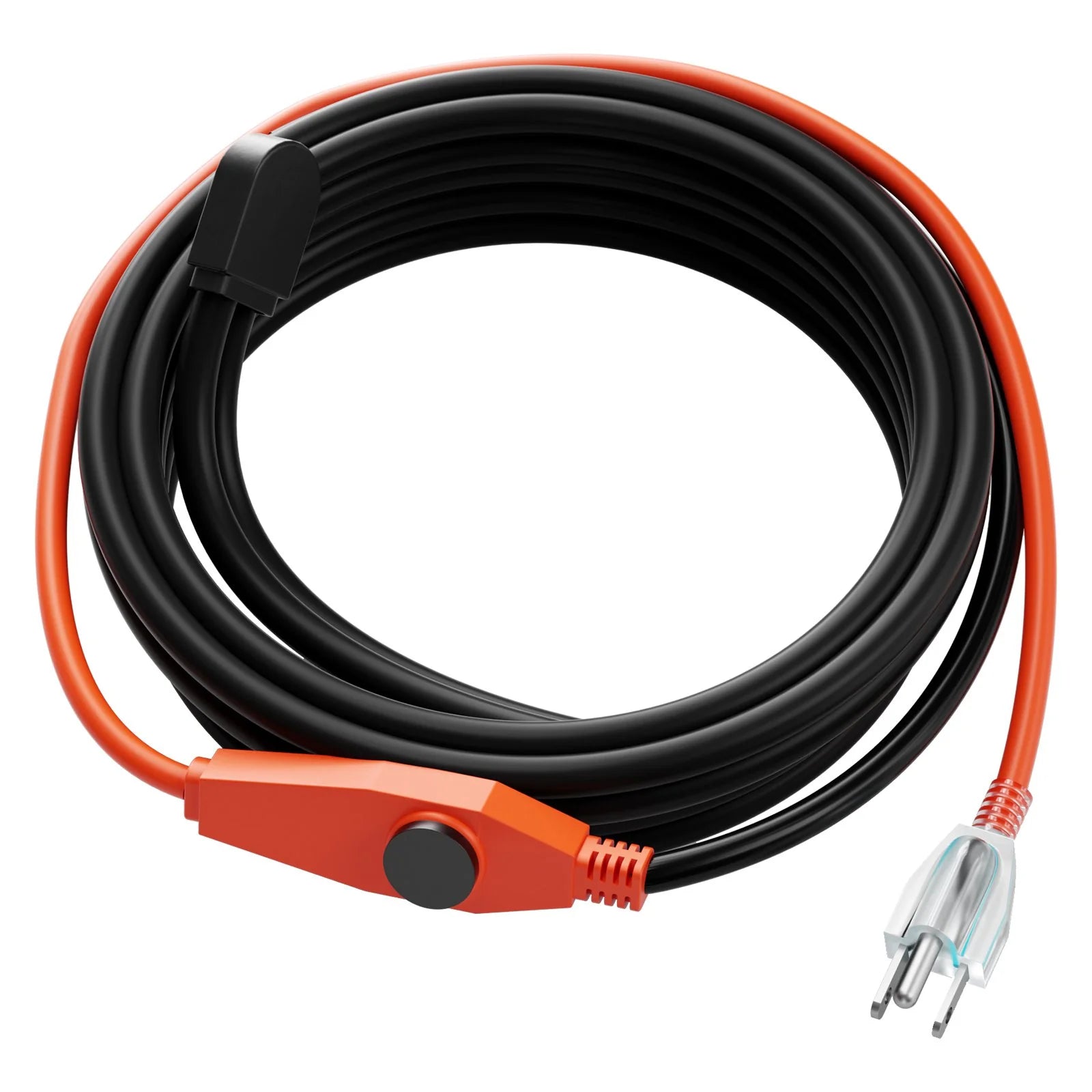 Pipe Heating Cable 24FT 7W/FT Heat Tape for Pipes with Built-In Thermostat