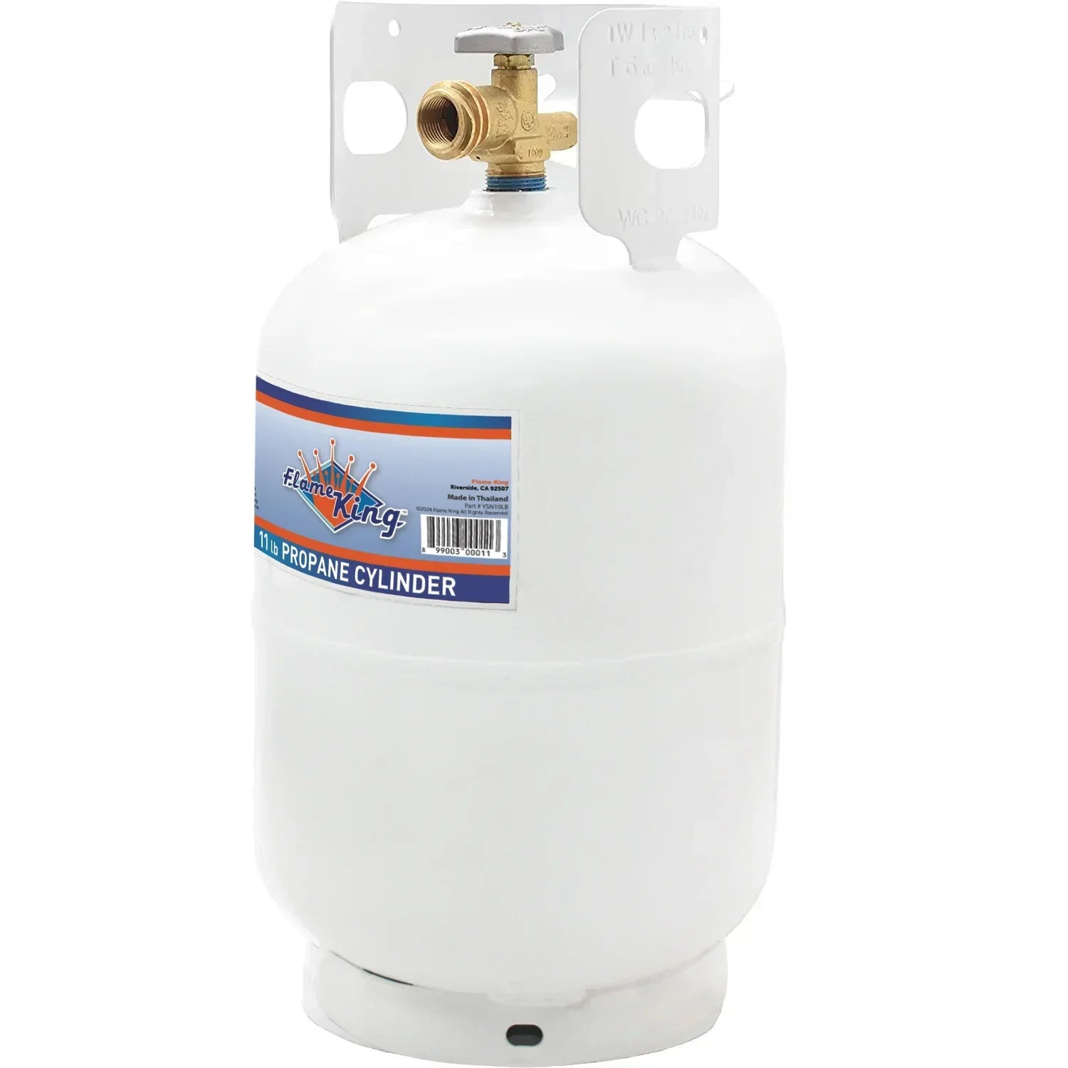 10LB Empty Steel Propane Tank LP Cylinder W/ Type1 OPD Valve, for Grills & Bbqs