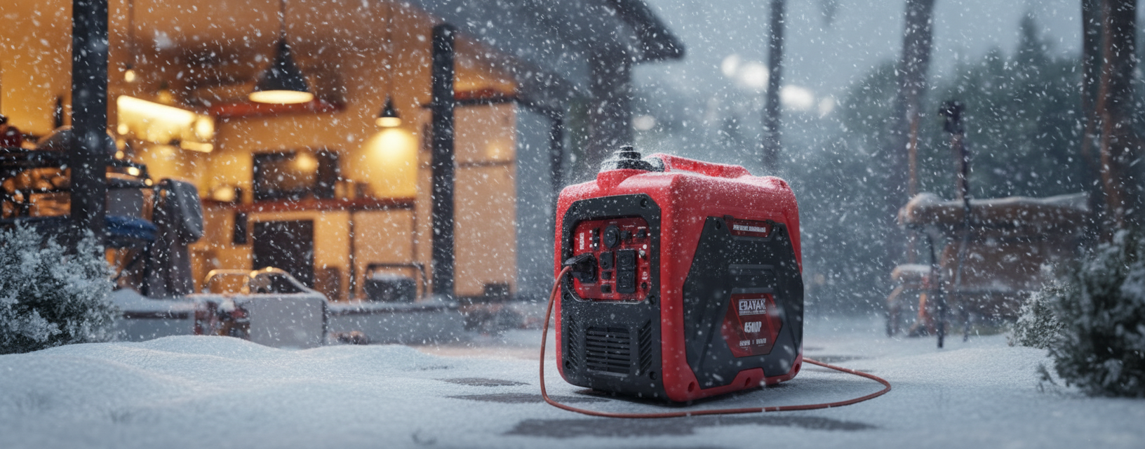 冬季暴雪应急场景发电机