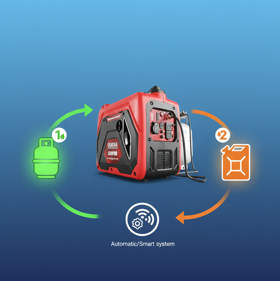 Automatic fuel switching with propane priority