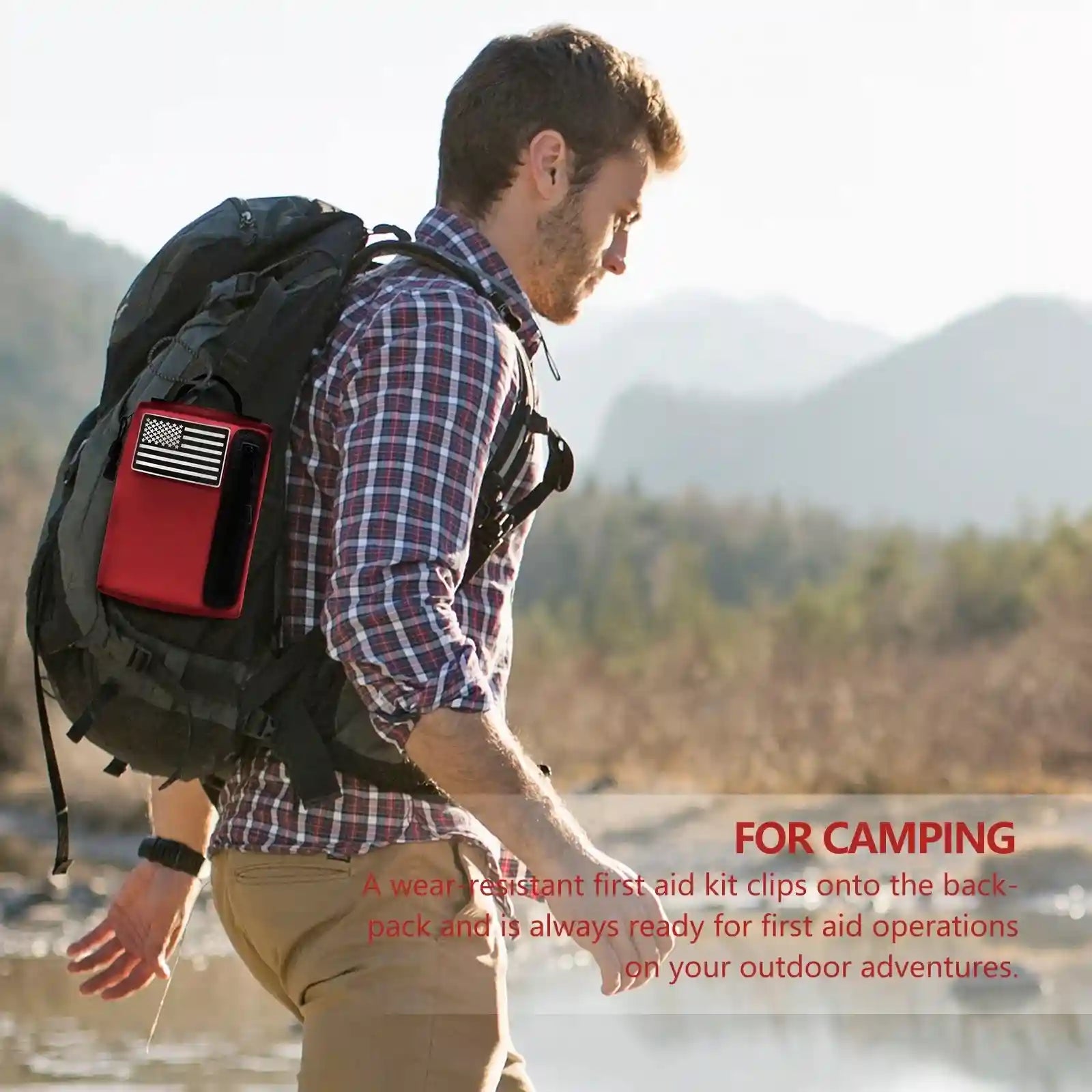 KITGO First Aid Kits, Premium Emergency Kits, Compartments for Home, Office, 103 Piece Set