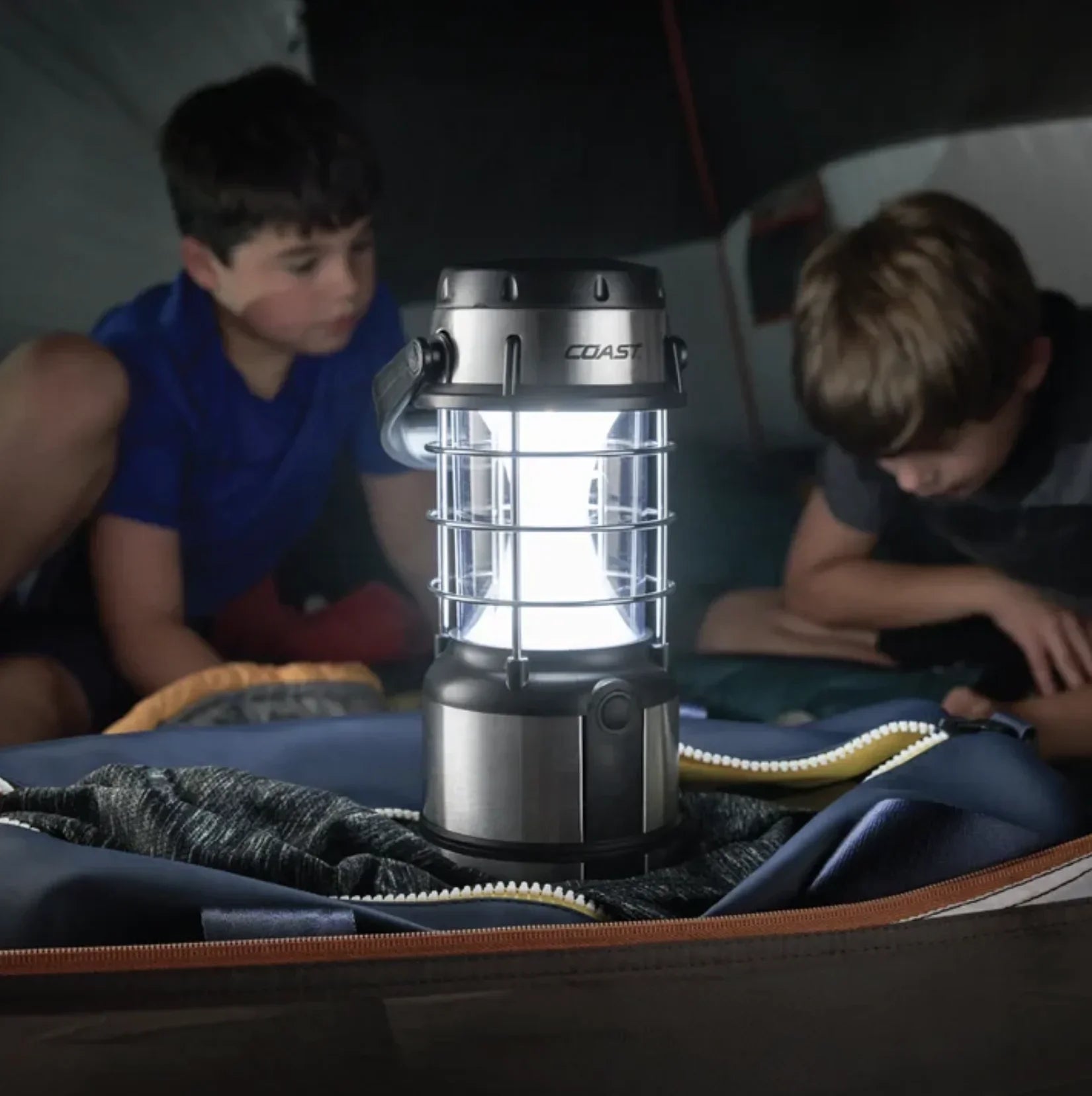 (2 Pack)  EAL18 LED Lantern – 460 Lumens, Dual Color (White & Red), 4 Light Modes, IP54 Rated