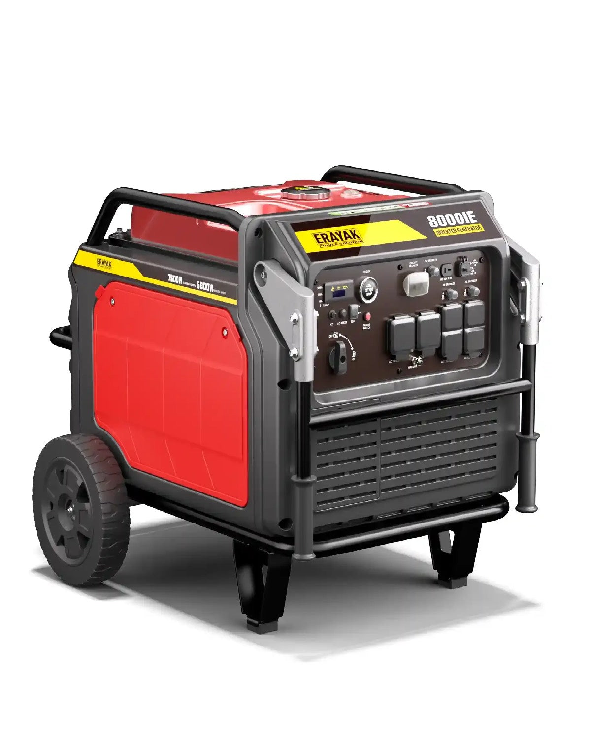 Erayak 8000W Inverter Generator — 120/240V Home Backup, Quiet Remote Electric Start, Whole-Home Emergency Power