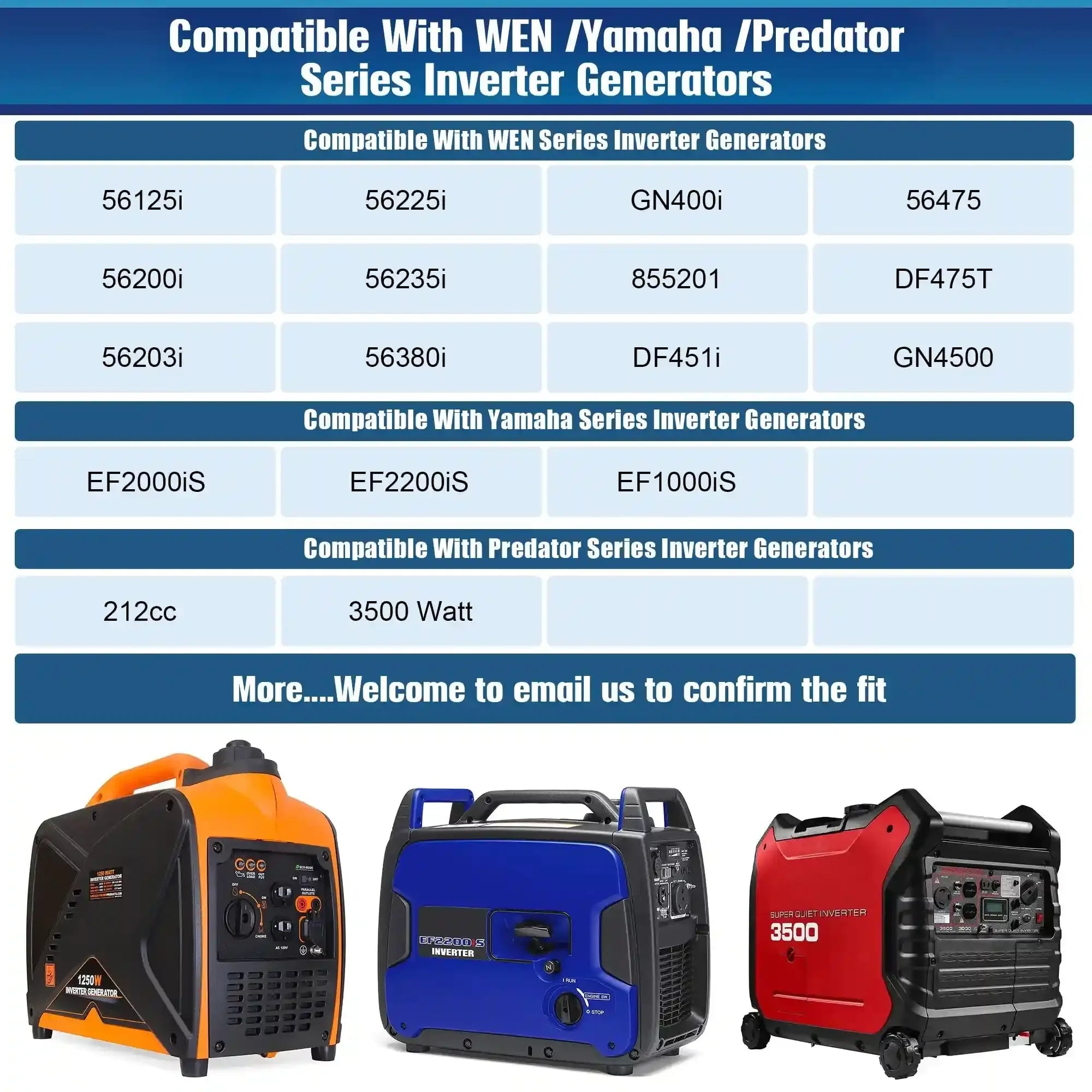 Dreyoo Replacement for 55201 Magnetic Oil Dipstick for Inverter Generator Compatible with Wen/Predator, Aluminum Generator Magnetic Oil Dipstick with O Ring, Silver, 2 Pcs - Erayak Power