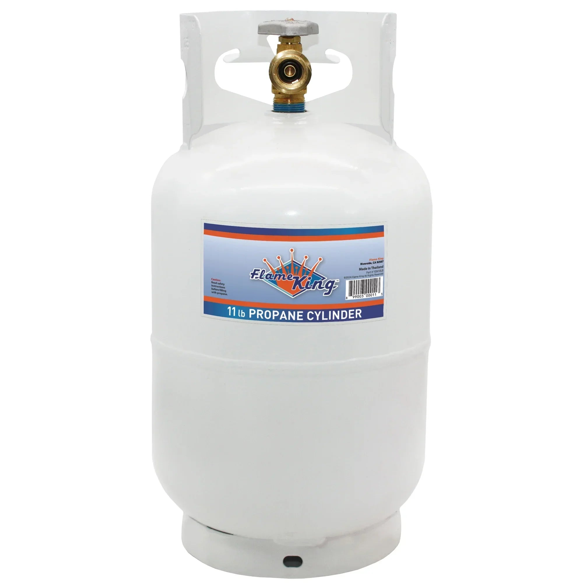 10LB Empty Steel Propane Tank LP Cylinder W/ Type1 OPD Valve, for Grills & Bbqs