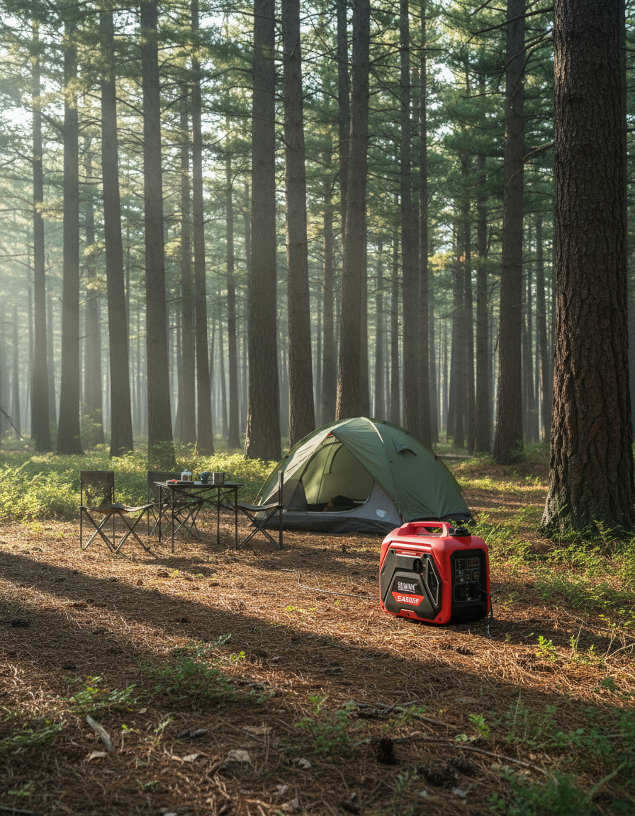 Erayak 2400W Generator Camping Scene
