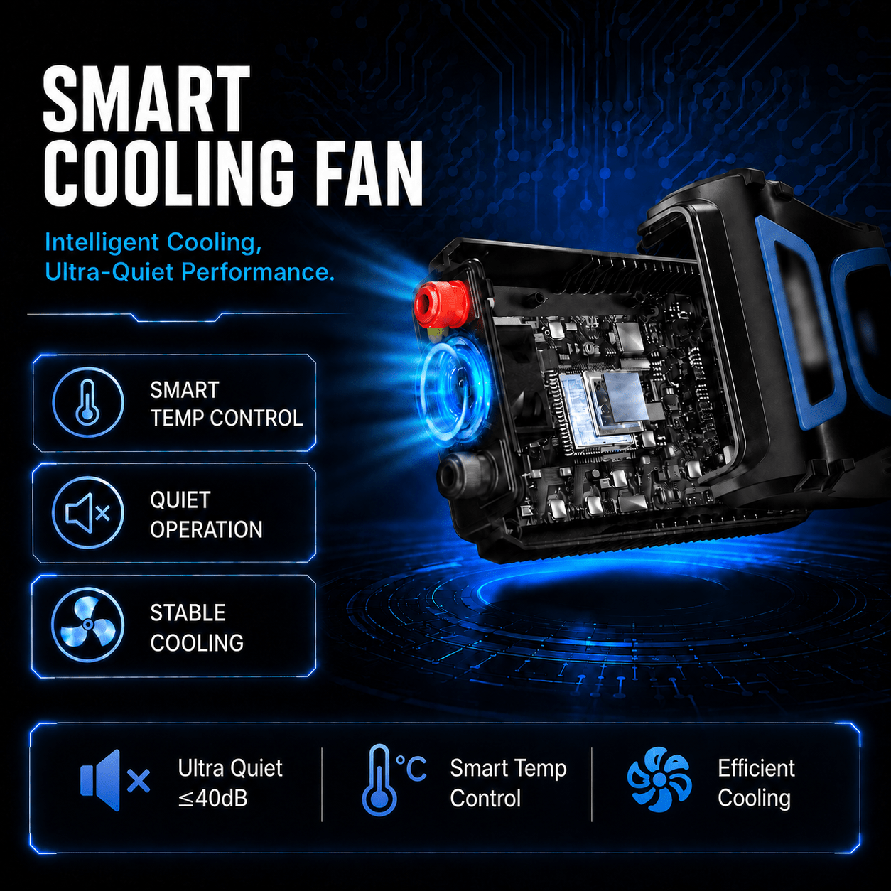 ERAYAK 400W Car Power Inverter, 12V DC to 110V AC Converter with USB-C Charging - Erayak Power - Power Inverter - EK-TANK400