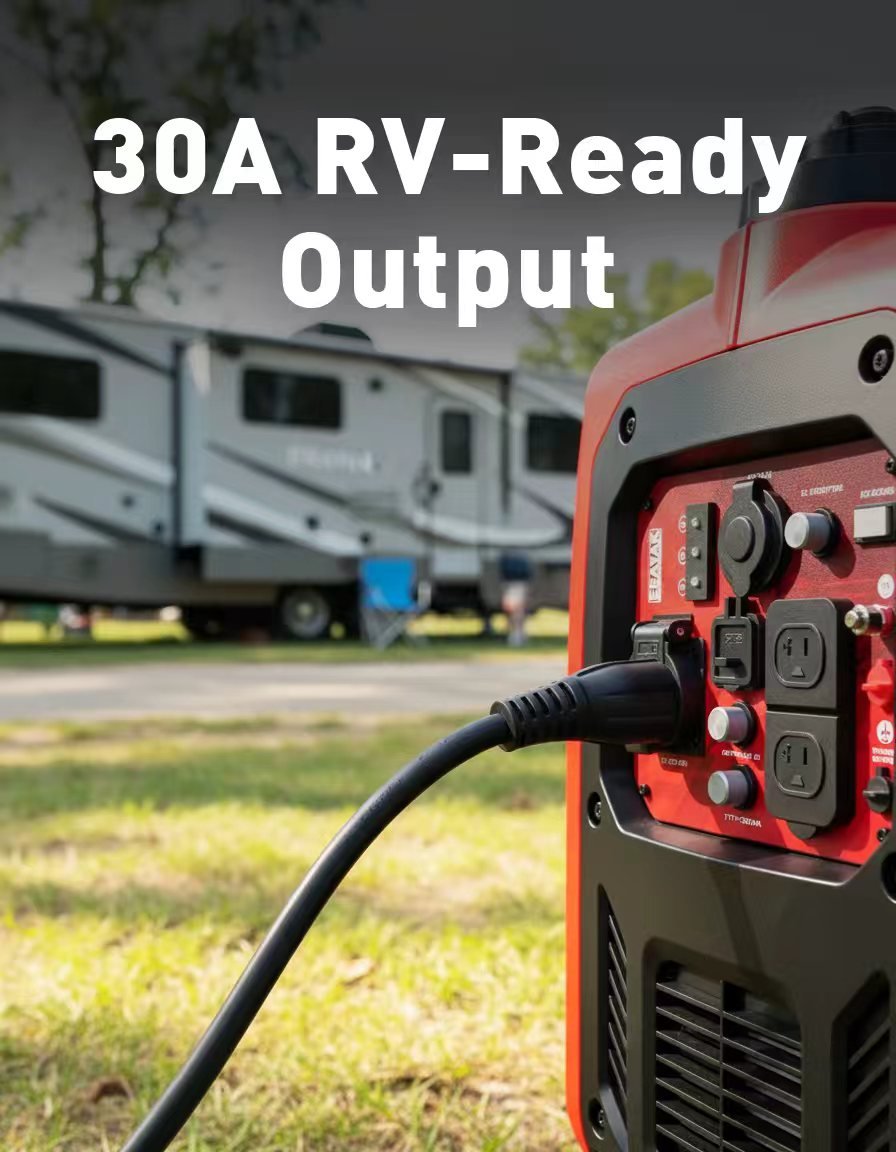 Erayak 4500W Quiet Inverter Generator | 30A RV - Ready Camping & Home Backup Power - Erayak Power
