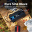Erayak Pure Sine Wave Inverter, 12V DC to 120V AC, Converter for Home, RV, Truck, Off-Grid Solar DSU 2000W/3000W, - Erayak